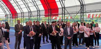Salıpazarı'nda tenis kortu ve çok amaçlı spor sahası hizmete açıldı
