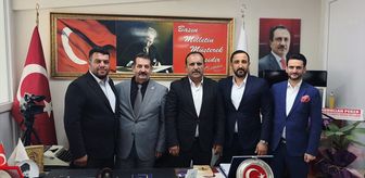 Sivas Ticaret Borsası Başkanı Karakaya'dan Gazeteciler Cemiyeti Başkanı Sezerer'e ziyaret