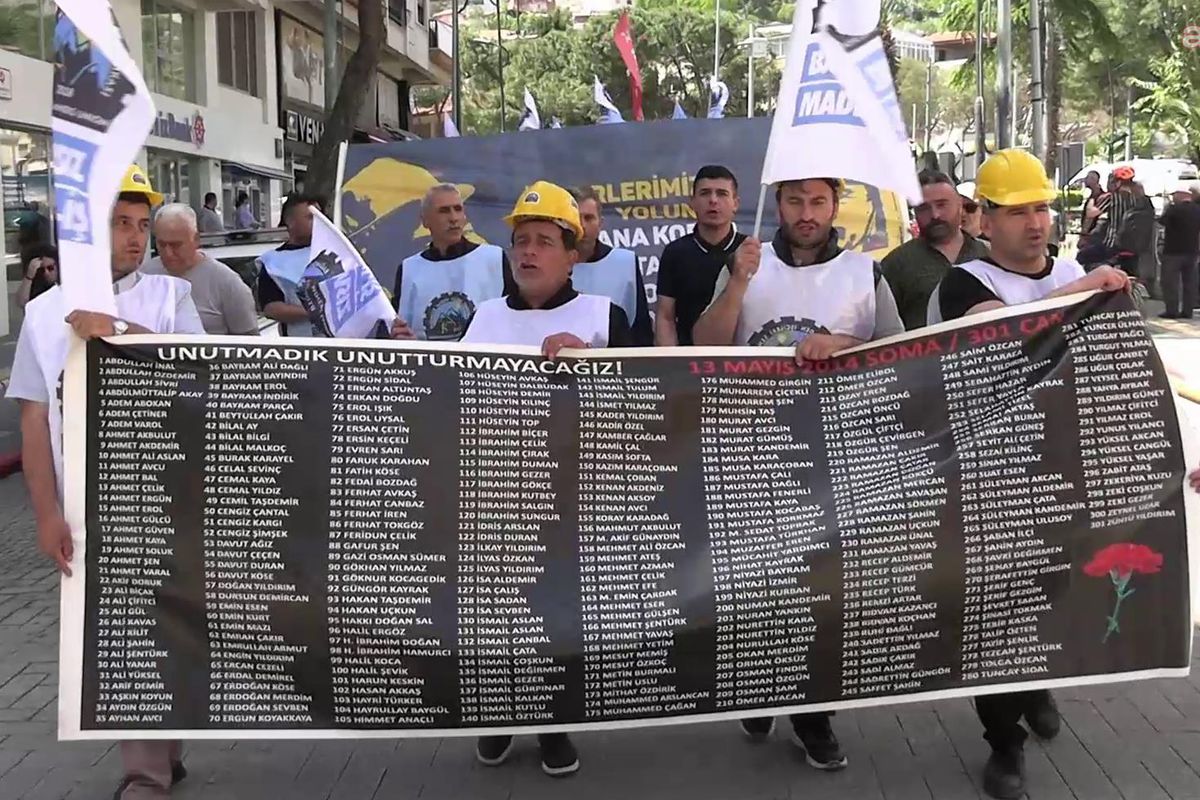 Soma Maden Faciası'nın 12. yılı! Sendika üyelerinden adalet çağrısı