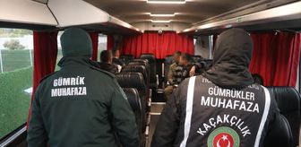Yunanistan'dan yanlış otobüse binen 4 düzensiz göçmen İpsala Sınır Kapısı'nda yakalandı
