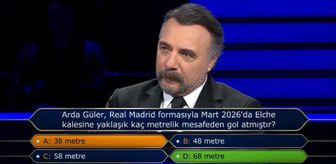 Arda Güler kaç metreden gol attı? Arda Güler, Real Madrid formasıyla Mart 2026'da Elche kalesine yaklaşık kaç metrelik mesafeden gol atmıştır?