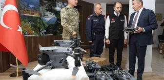 Artvin'de termal destekli dronlar güvenlik birimlerine teslim edildi