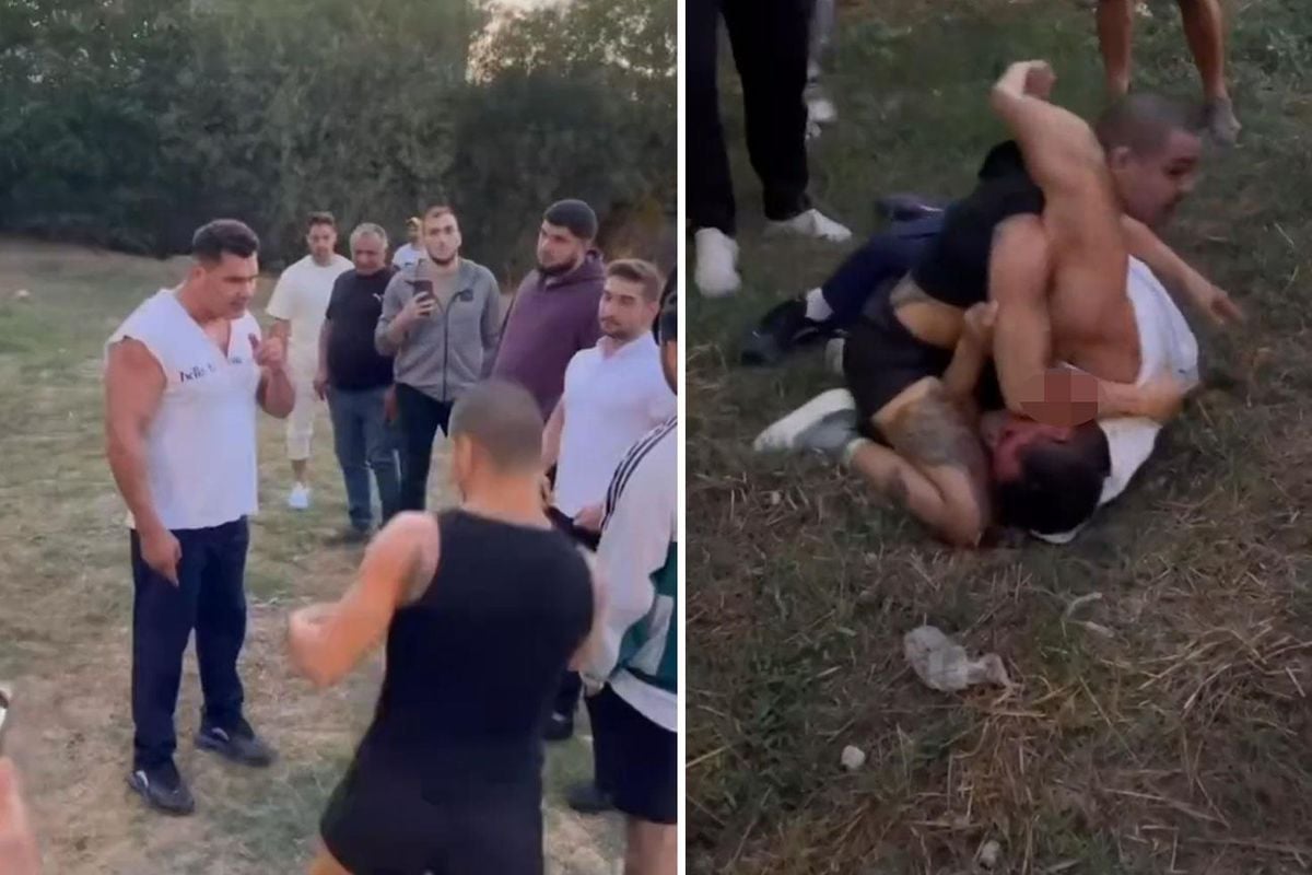 Boş arazide dövüşen Kaan Kazgan ile Savaş Cebeci yine atıştı