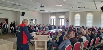 Eceabat'ta üreticilere Kırsal Kalkınma Hibe Programı anlatıldı