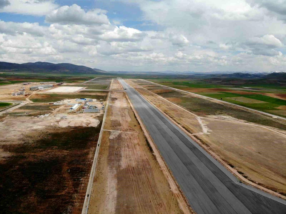 Gümüşhane-Bayburt Havalimanı'nda çalışmalar sürüyor