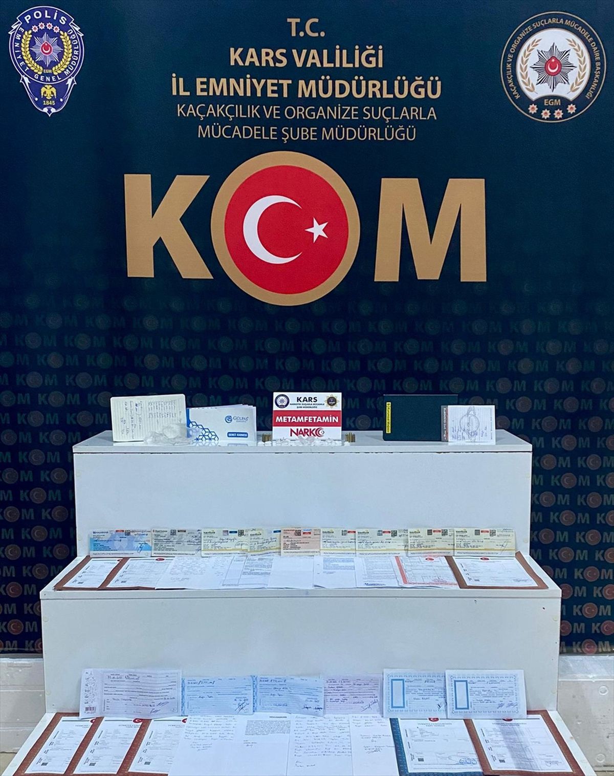Kars'ta tefecilik operasyonunda yakalanan zanlı tutuklandı