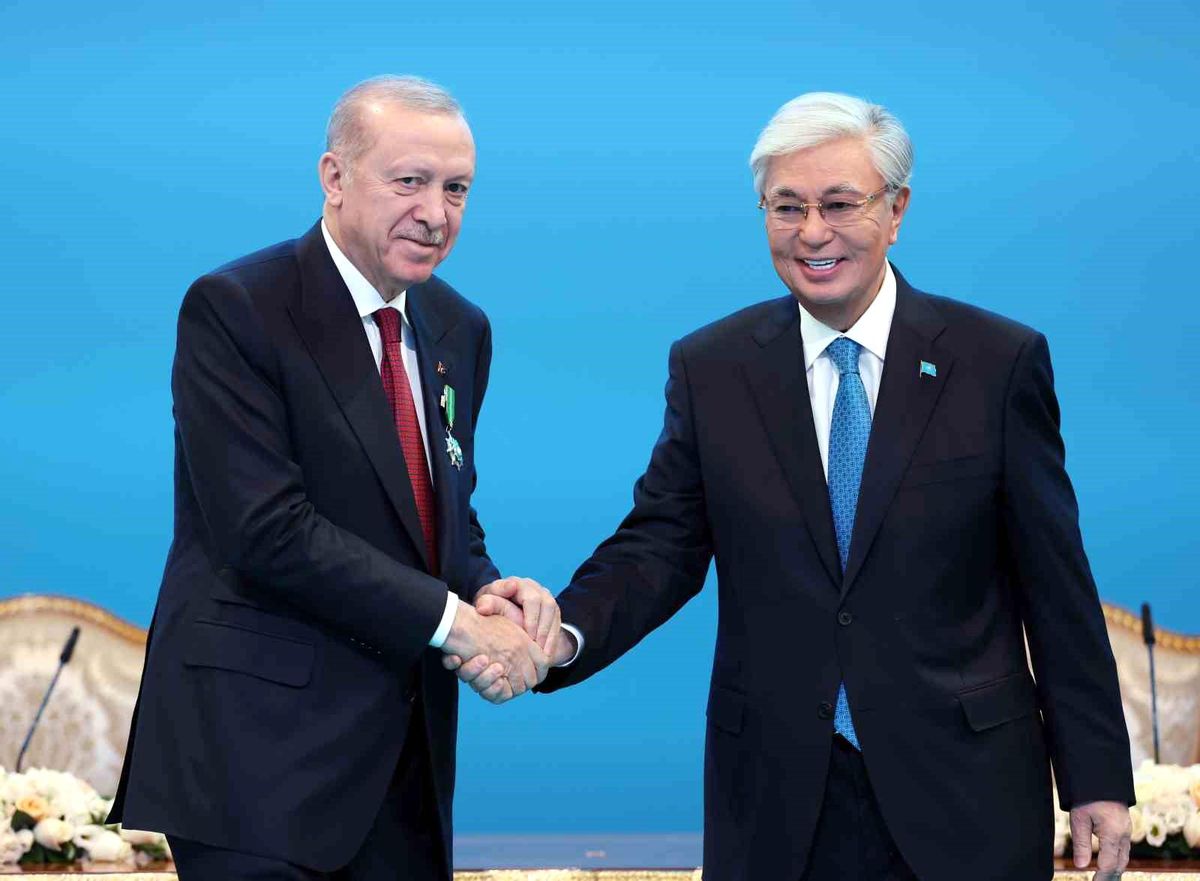 Tokayev: Erdoğan'ın desteğiyle Türkiye güçlü bir devlet