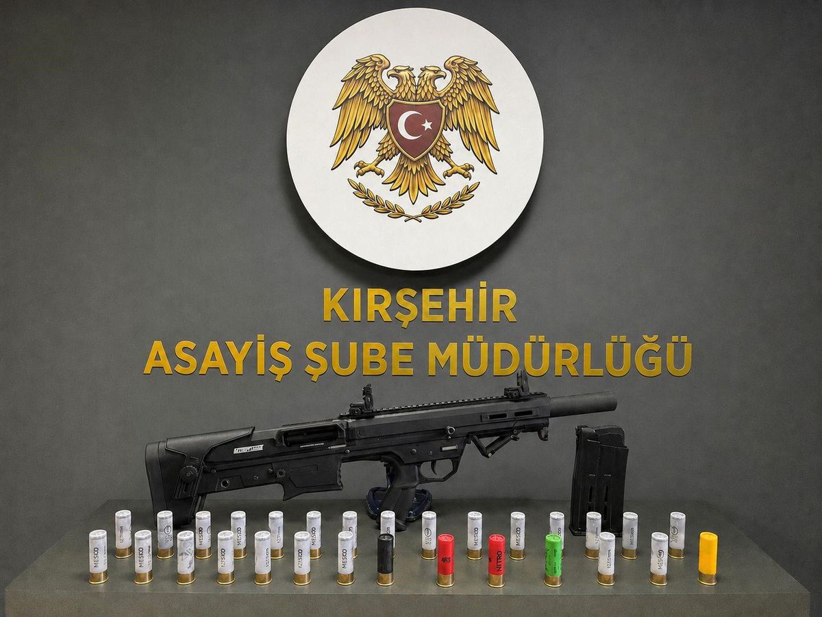 Kırşehir'de 2 ruhsatsız av tüfeği ele geçirildi