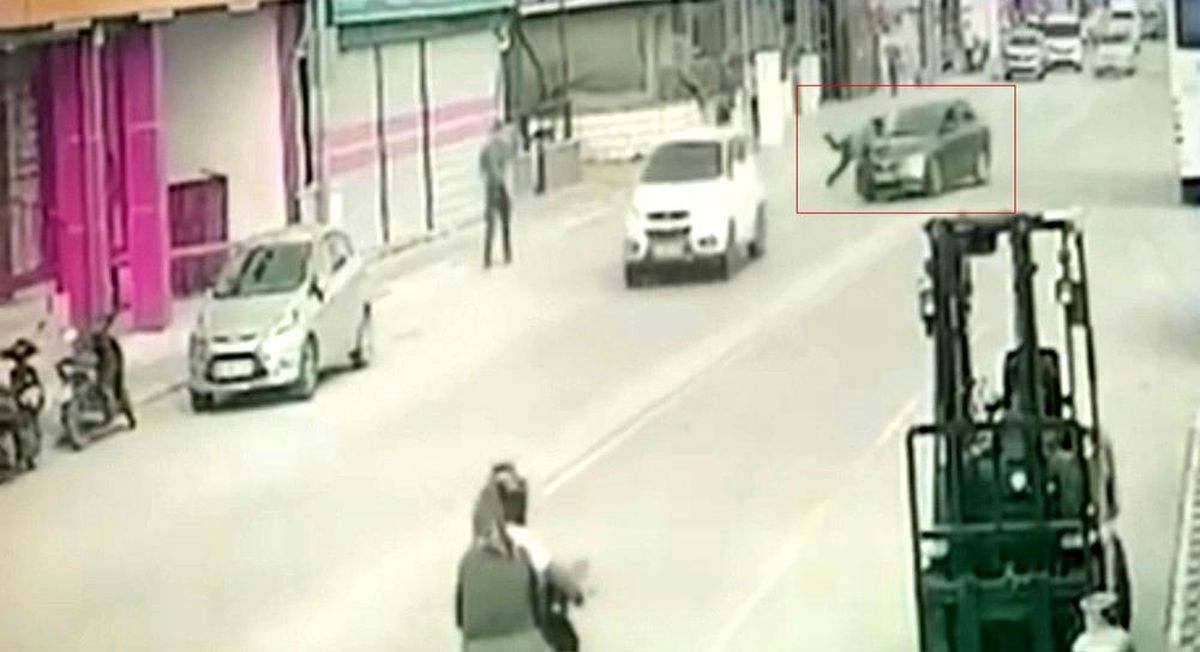 Osmaniye'de otomobilin çarptığı kadın yaralandı
