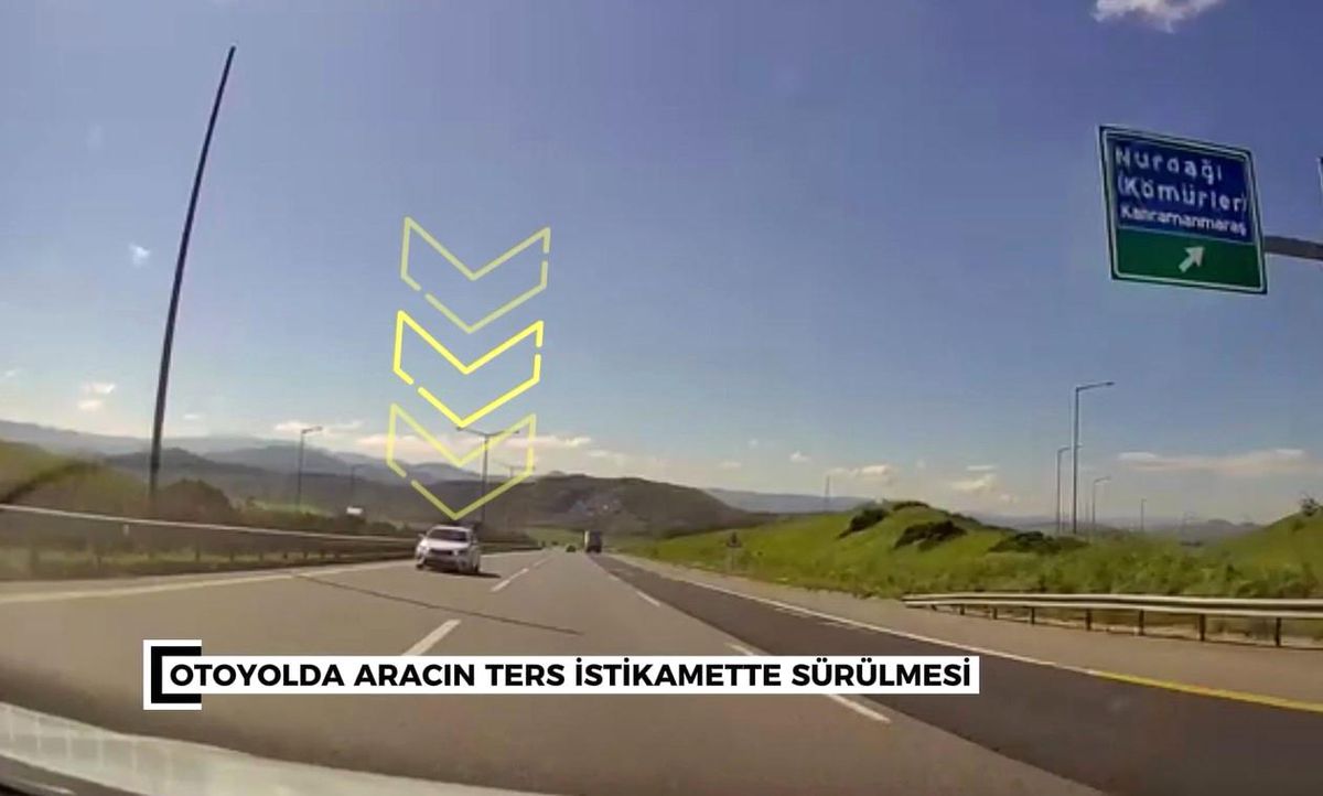 Otoyolda ters yönde ilerleyen sürücüye 90 bin TL ceza