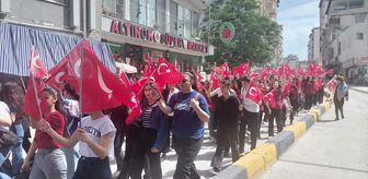 Samandağ'da 19 Mayıs Gençlik Yürüyüşü