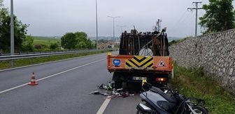 Samsun'da kamyonete arkadan çarpan motosikletin sürücüsü öldü