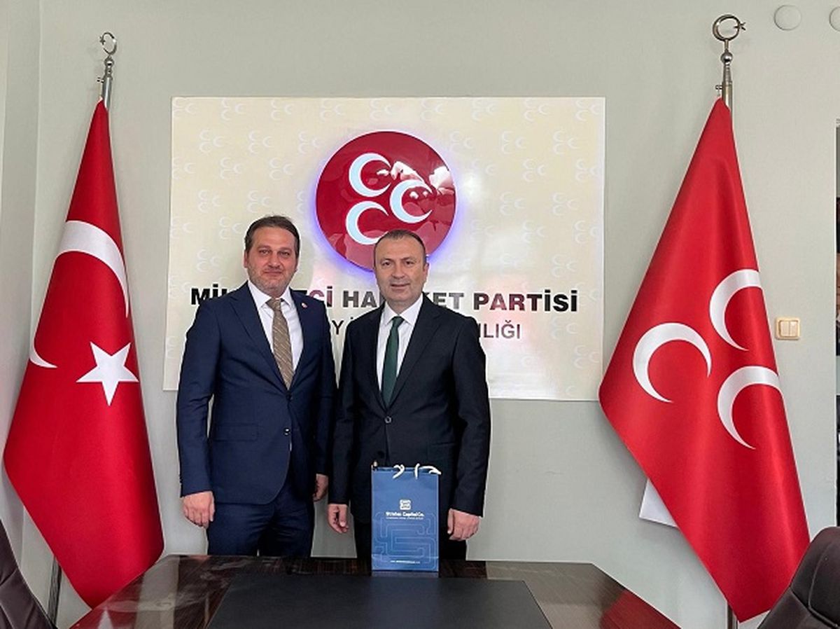 Stratex Yönetim Kurulu Başkanı Yeniçeri'den MHP Bakırköy İlçe Başkanı İnan'a ziyaret