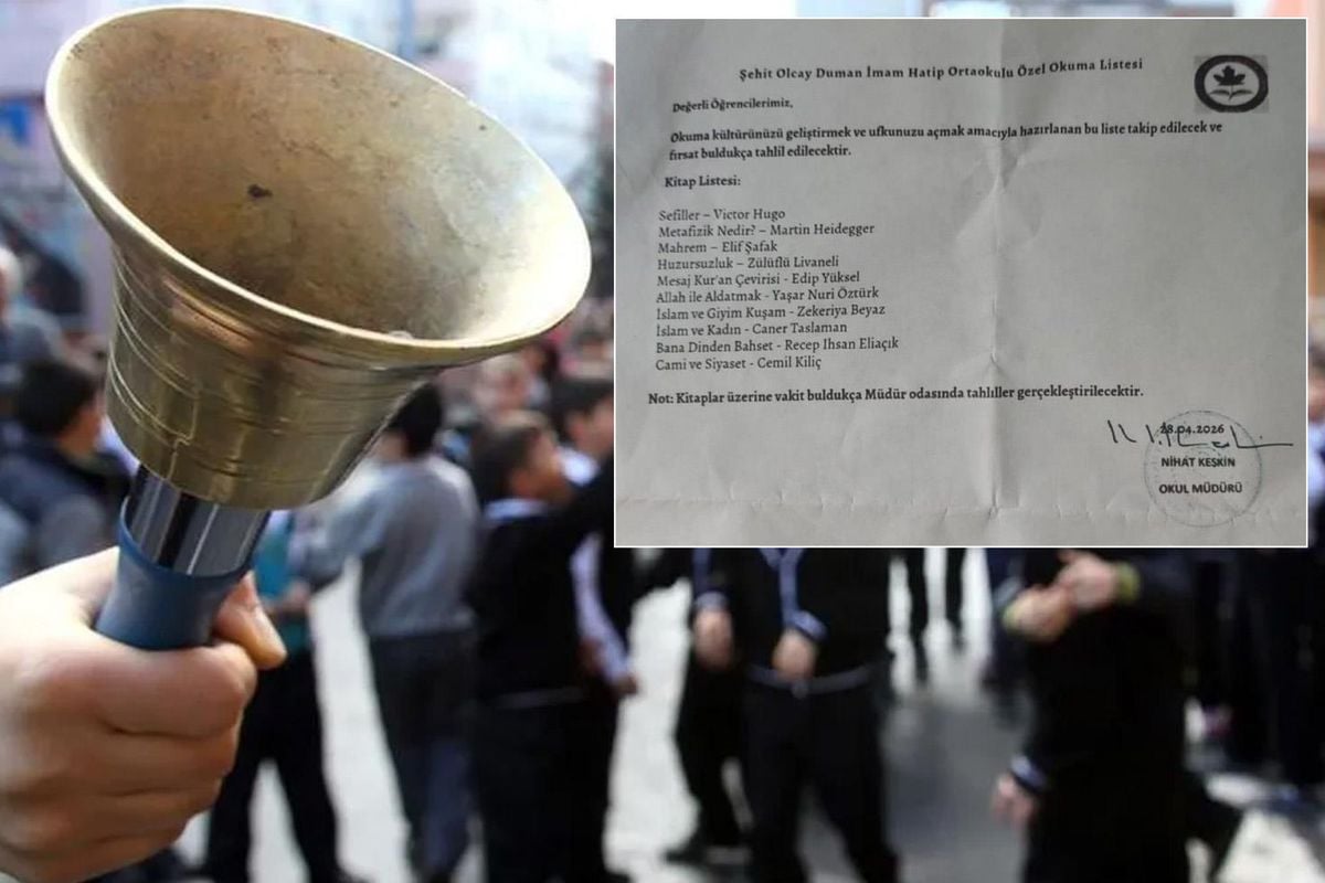 İmam hatip ortaokulu müdürünün başını yakan kitap listesi: Açığa alındı