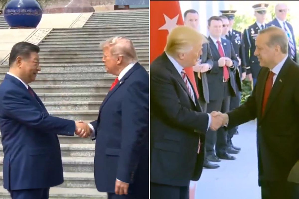 Trump ''güç tokalaşması'' Şi'ye yenildi! Akıllara Erdoğan geldi