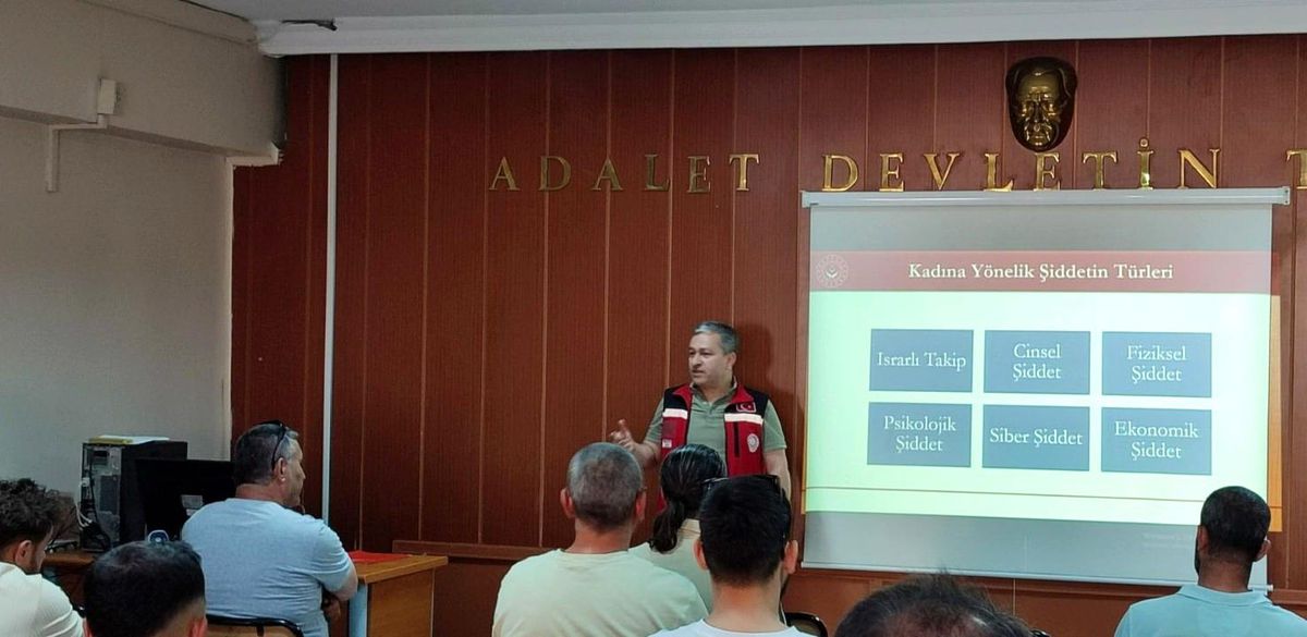 Yükümlülere Aile İçi Şiddetle Mücadele eğitimi