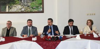 AK Parti Artvin Milletvekili Faruk Çelik, gazetecilerle bir araya geldi