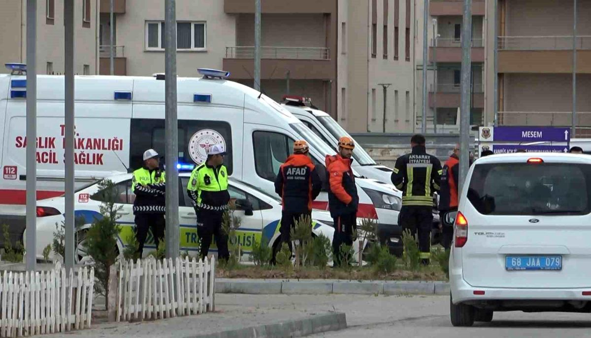 Aksaray'da cezaevinde tatbikat alarmı
