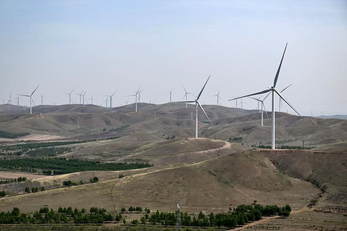 Albüm: Çin'in İç Moğolistan Bölgesinde Rüzgar Enerjisi Yatırımları Hız Kazanıyor