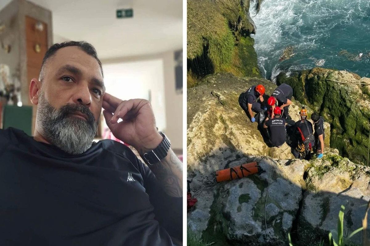 Telefonla konuşurken falezlerden düşüp öldü