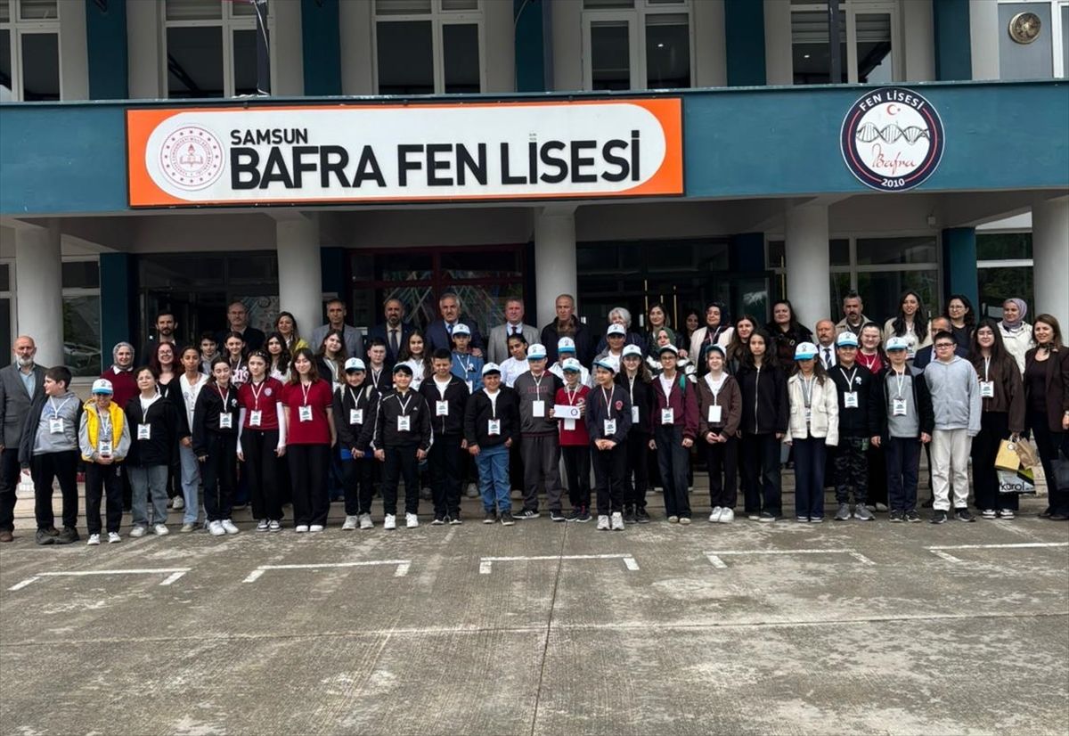 Bafra'da ortaokul öğrencileri arasında bilimsel proje yarışması düzenlendi