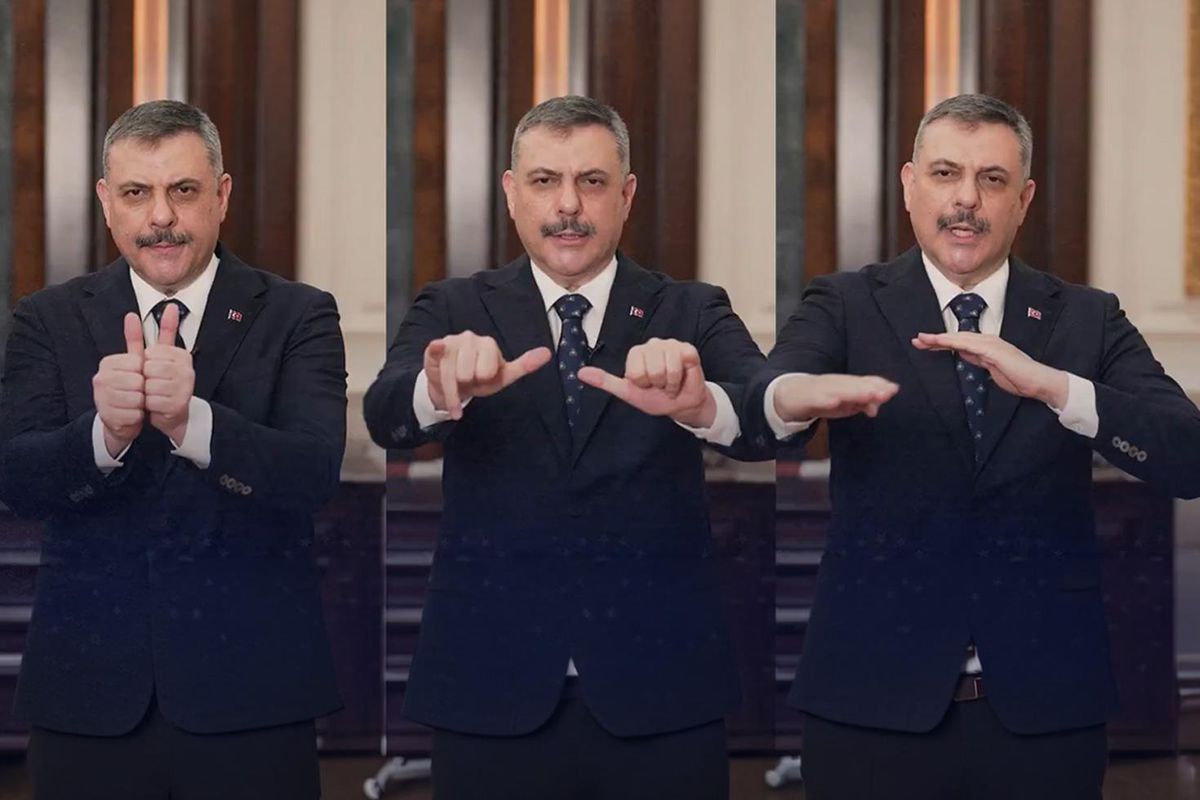Bakan Çiftçi'den işaret diliyle anlamlı mesaj