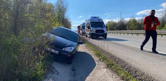 Çankırı'da su kanalına düşen otomobildeki 3 kişi yaralandı