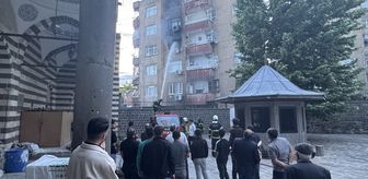 Diyarbakır'da evde çıkan yangında itfaiye eri yaralandı, 2 kişi dumandan etkilendi