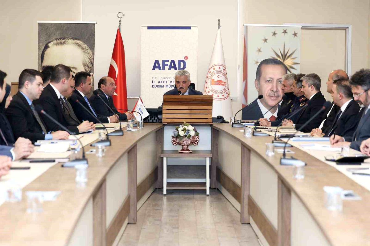 Düzce'de 10 Haziran'daki bölgesel tatbikata hazırlık