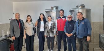 Eceabat'ta zeytinyağı dolum atölyesi açıldı