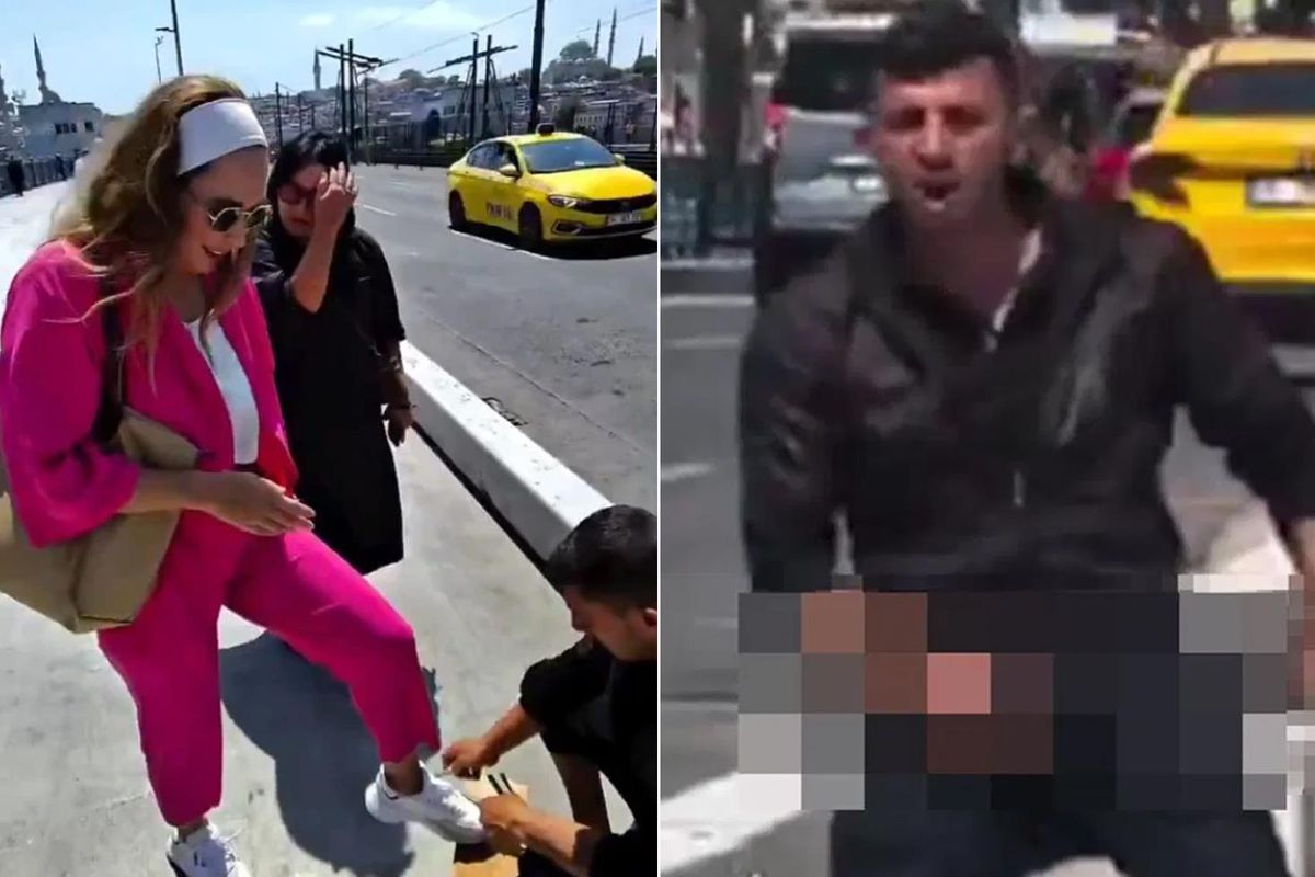 İstanbul'da turistle tartışırken hayasız hareketlerde bulunanlar gözaltında