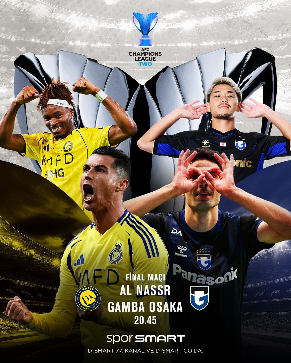 Cristiano Ronaldo'nun Takımı Al Nassr, Gamba Osaka ile Finalde Karşılaşacak
