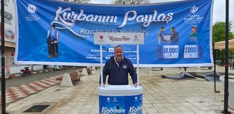 Gümüşhacıköy'de kurban bağış standı açıldı