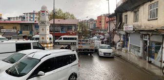 Hizan'da sağanak hayatı olumsuz etkiledi