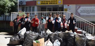Manisa'da öğrencilerin projesiyle atık şişeler su kuyusuna dönüşecek
