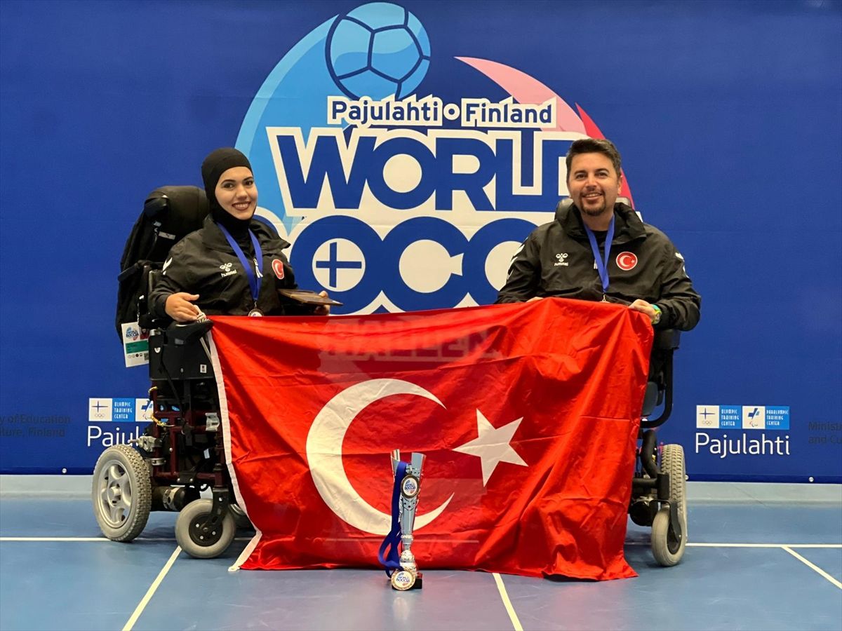Finlandiya'da Boccia'da bronz madalya