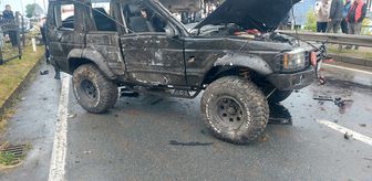 Rize'de trafik kazasında 1 kişi öldü, 7 kişi yaralandı