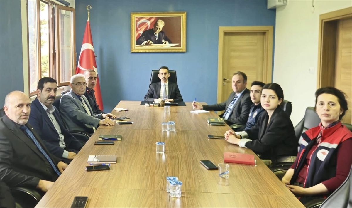 Saraydüzü'nde Afet ve Acil Durum Koordinasyon Kurulu Toplantısı yapıldı