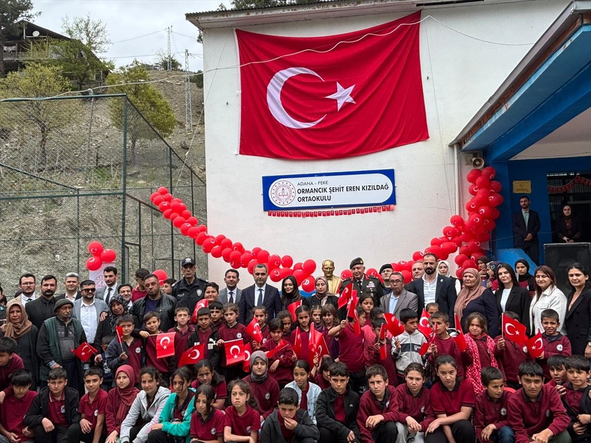 Şehit Eren Kızıldağ'ın adı memleketinde okula verildi