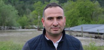Tokat'ta Kelkit Çayı'nın taşması sonucu bazı ev ve arazileri su bastı