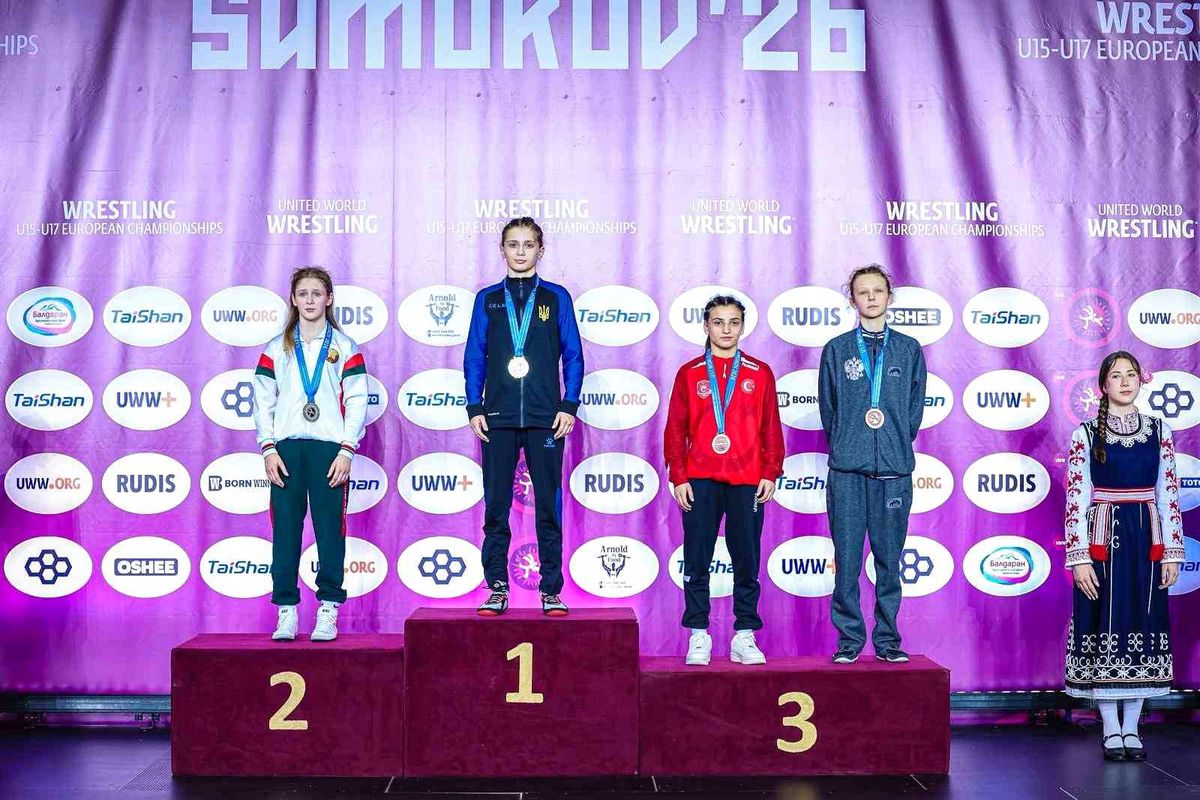 U17 Avrupa Güreş Şampiyonası'nda Şirin Askara bronz madalya kazandı