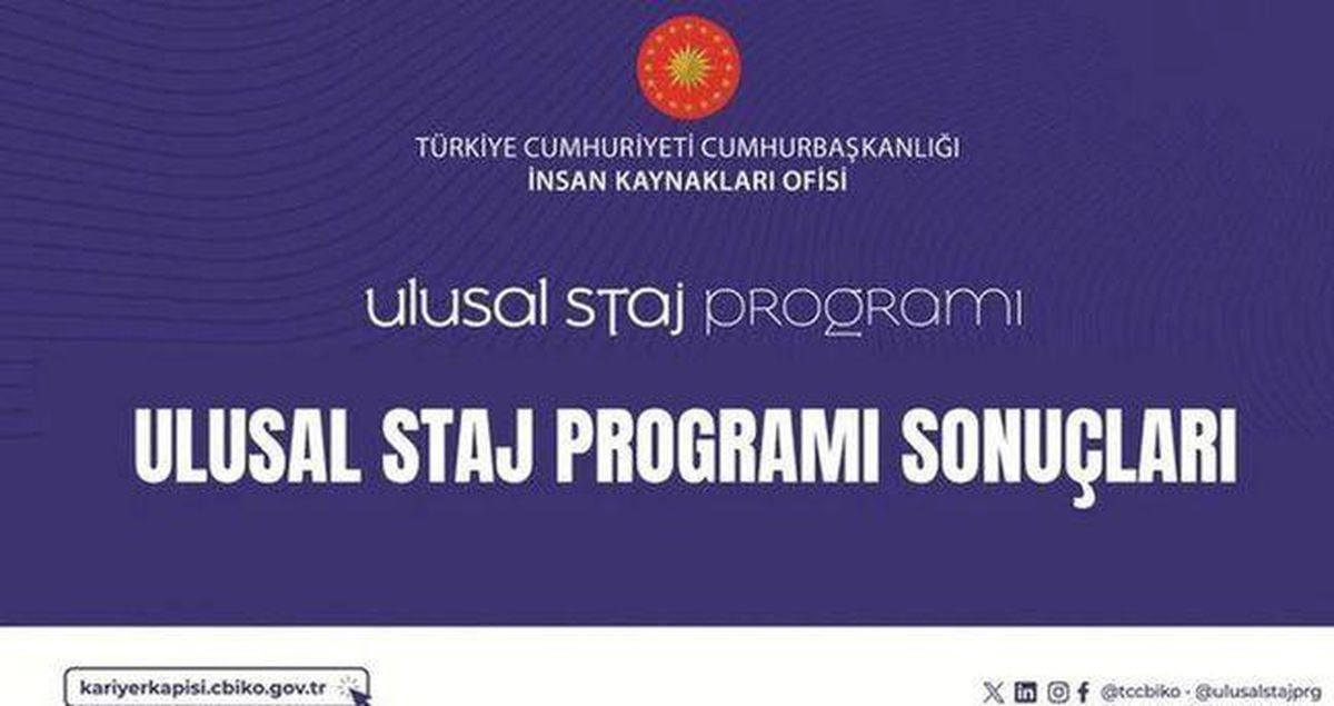 Ulusal Staj Programı sonuçları (İSİM LİSTESİ) Ulusal Staj Programı sonuçları açıklandı mı, ne zaman açıklanacak?