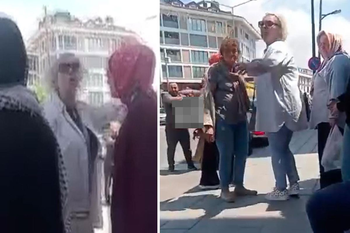 Üsküdar'da fast-food zinciri protestosunda gerginlik