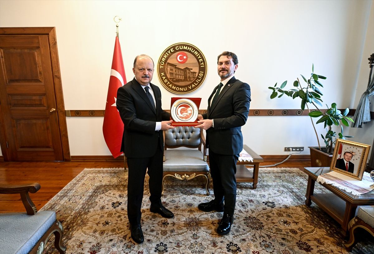 YEĞİTEK Genel Müdürü Canlı, Kastamonu Valisi Dallı'yı ziyaret etti