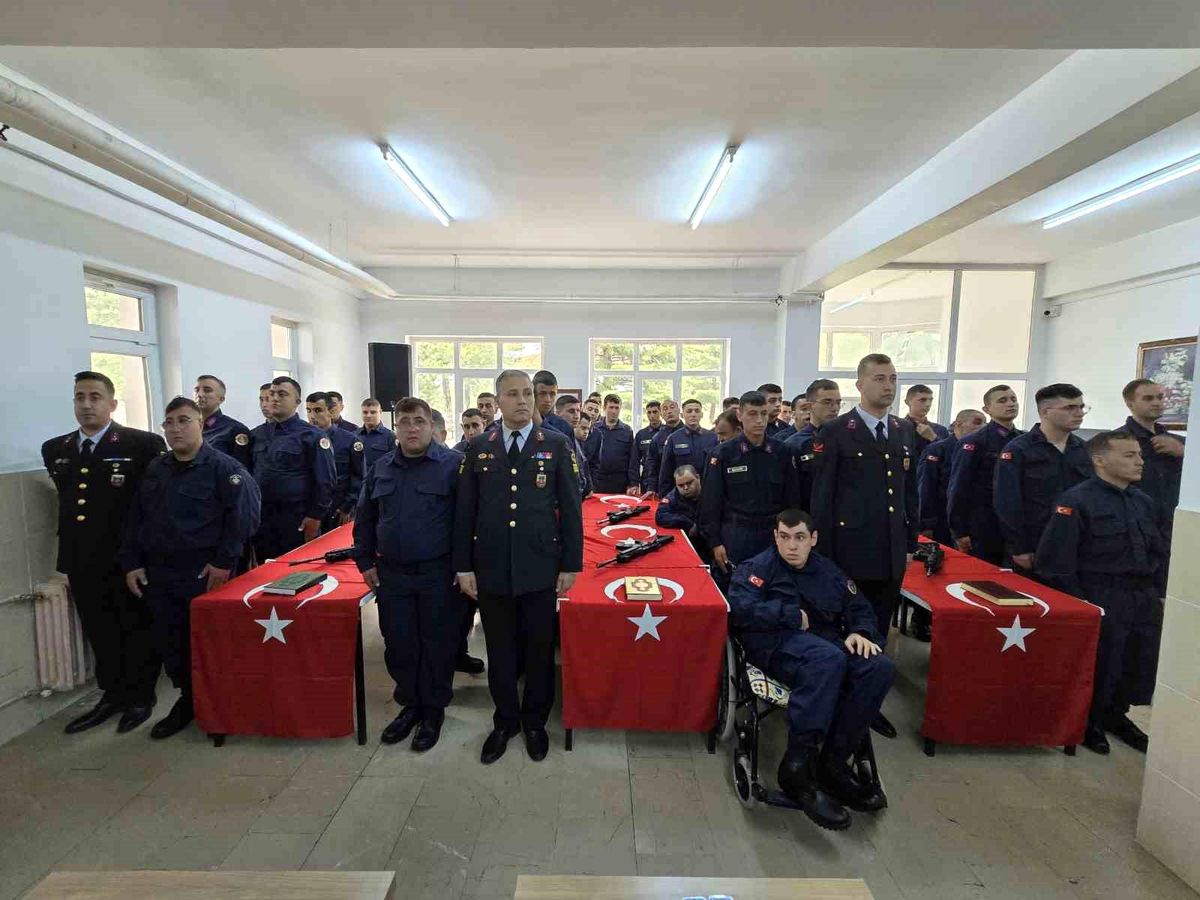 Yozgat'ta engelli gençlere temsili askerlik töreni