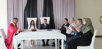 Yunak Kaymakamı Taşavlı, nikah şahidi oldu