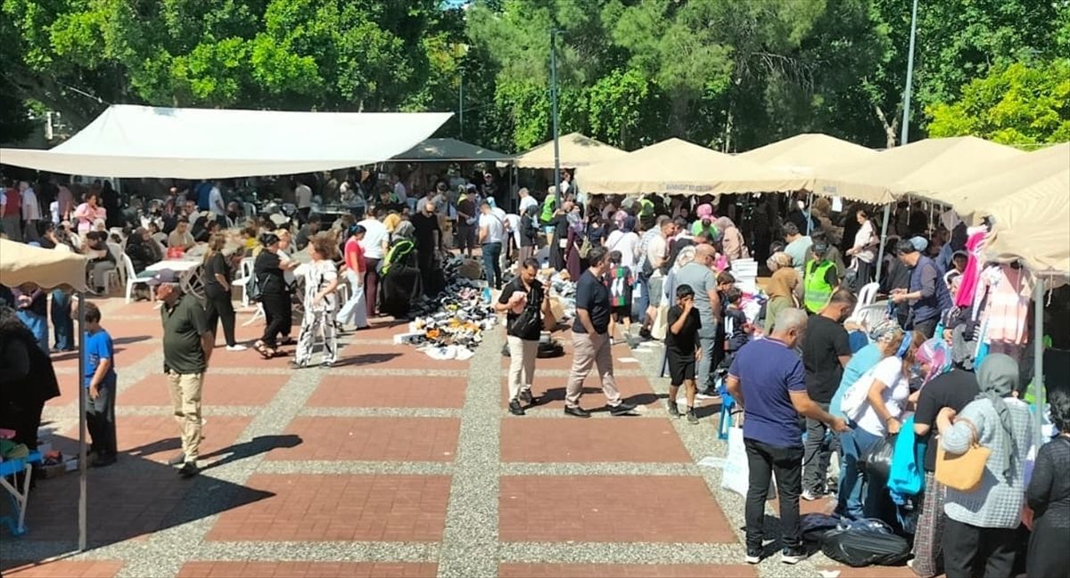 Antalya'da Gazze'ye destek için kermes düzenlendi