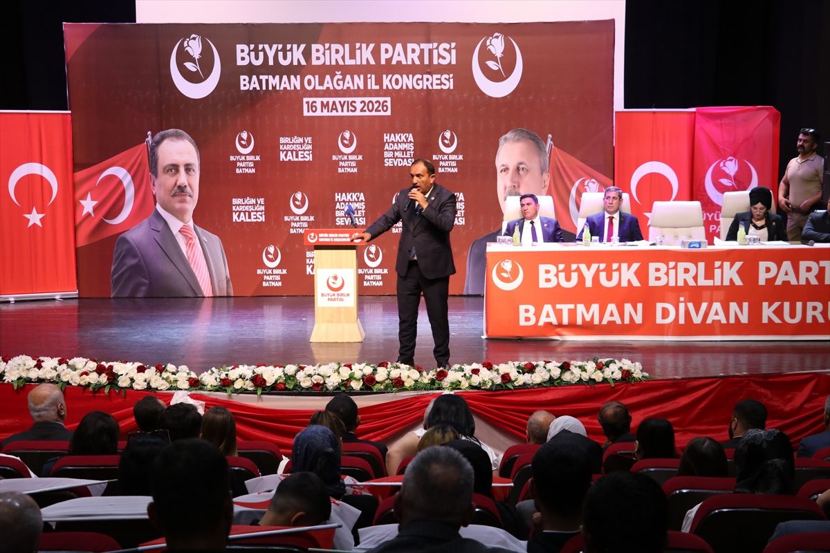 BBP Genel Başkan Yardımcısı Bulut Batman'da partisinin il kongresinde konuştu Açıklaması