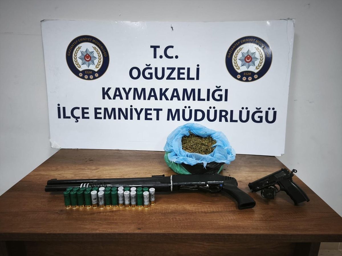 Gaziantep'te düzenlenen uyuşturucu operasyonunda 1 şüpheli yakalandı