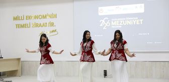 Isparta'da Uluslararası öğrenciler için mezuniyet töreni düzenlendi
